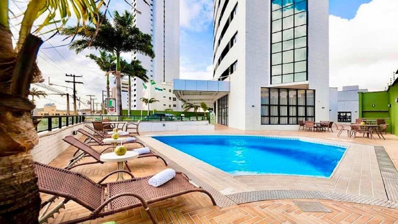 Appartement Natal Plaza 1608 Praia - Nbi - Praia Ponta Negra - Vista X Mar Extérieur photo